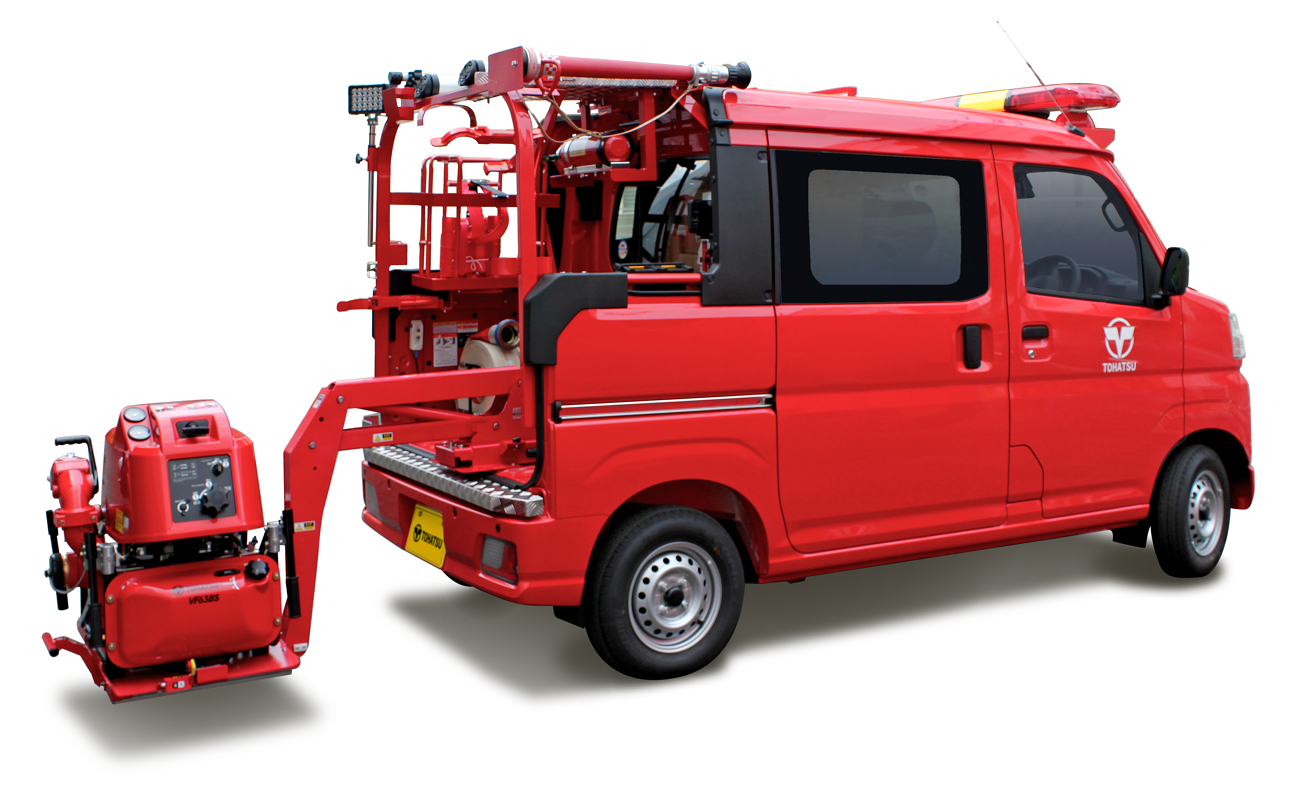 トーハツ製　軽4WD小型消防車